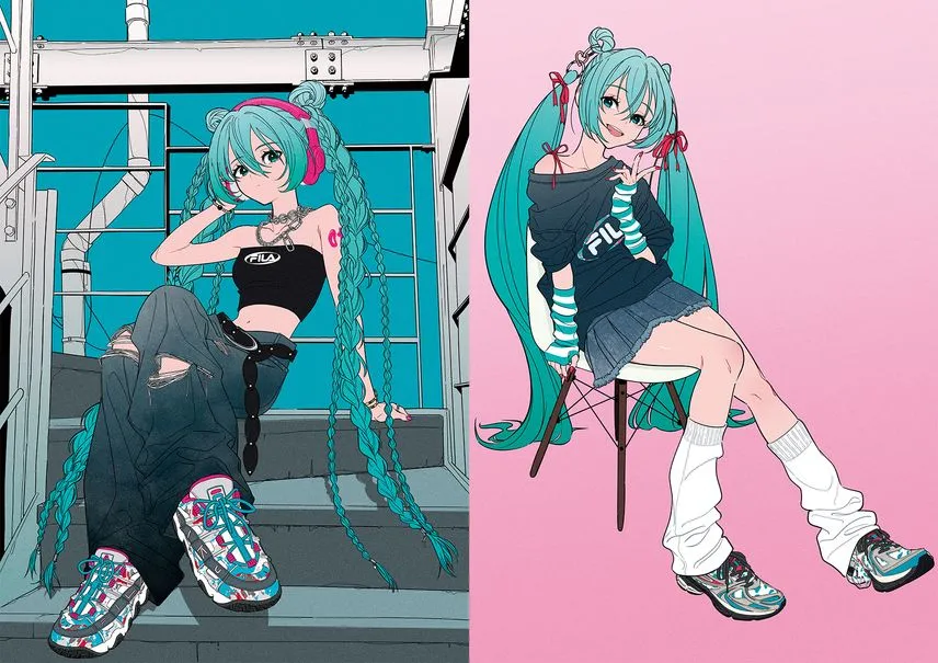 hatsune miku fila collab 15