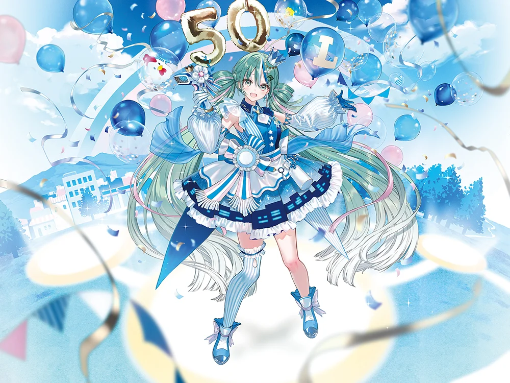 Hatsune Miku to headline a special live concert for Lawson's 50th