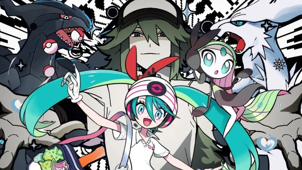 hatsune miku project voltage black white n song