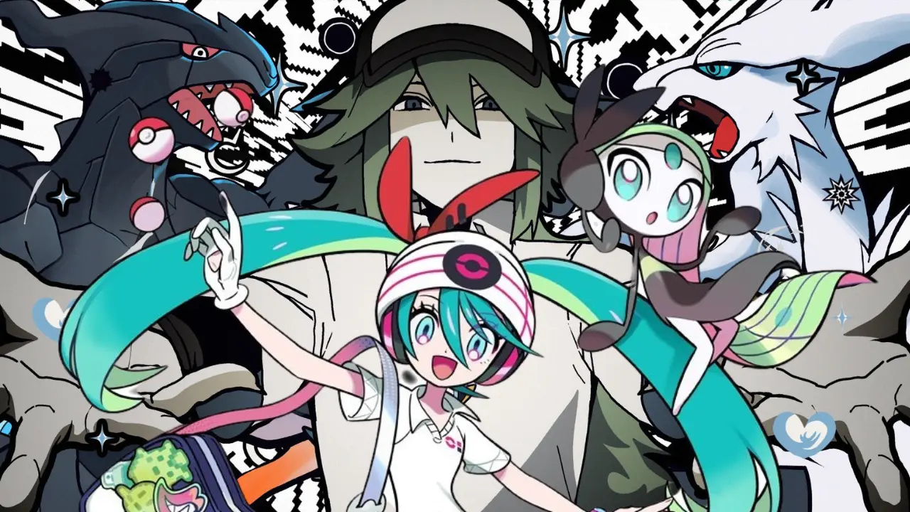 hatsune miku project voltage black white n song