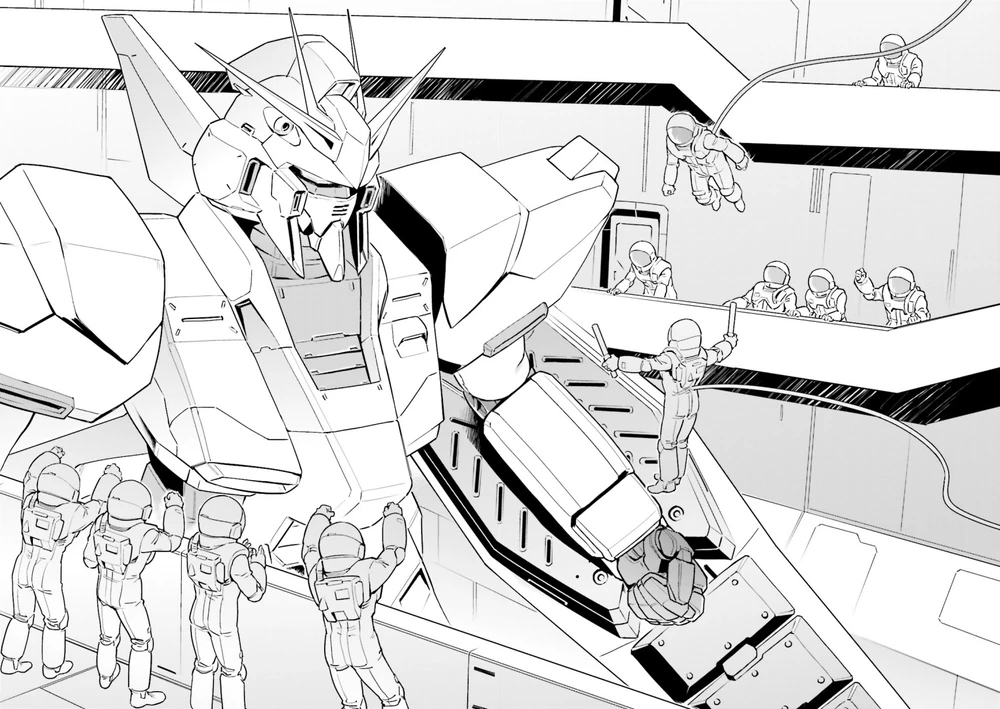 hi v gundam manga illustration