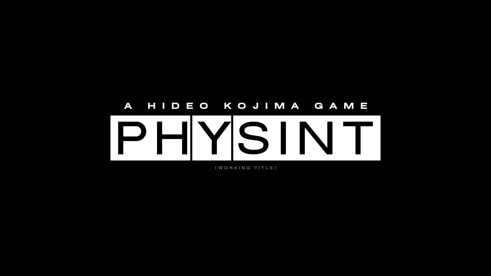 kojima productions physint reveal 1
