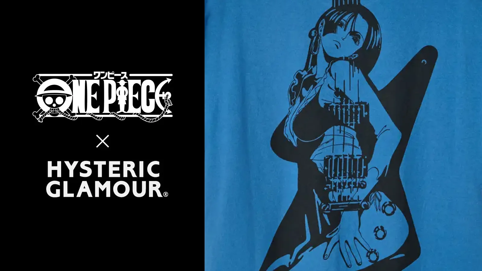 ONE PIECE×HYSTERIC GLAMOUR / NAMI Tシャツ ONE PIECE×HYSTERIC GLAMOUR/NAMI Tシャツ|HYSTERIC GLAMOUR MEN