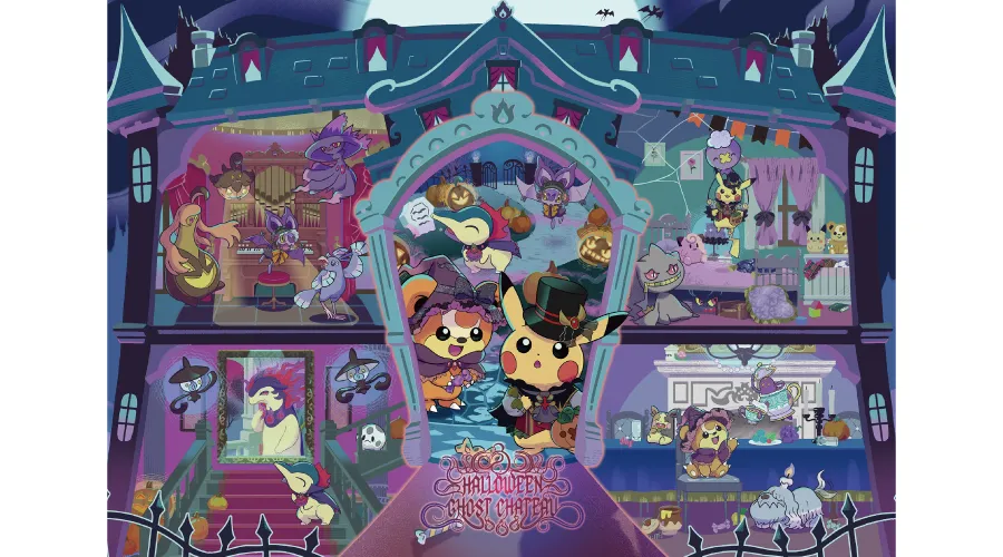pokemon halloween ghost chateau 27
