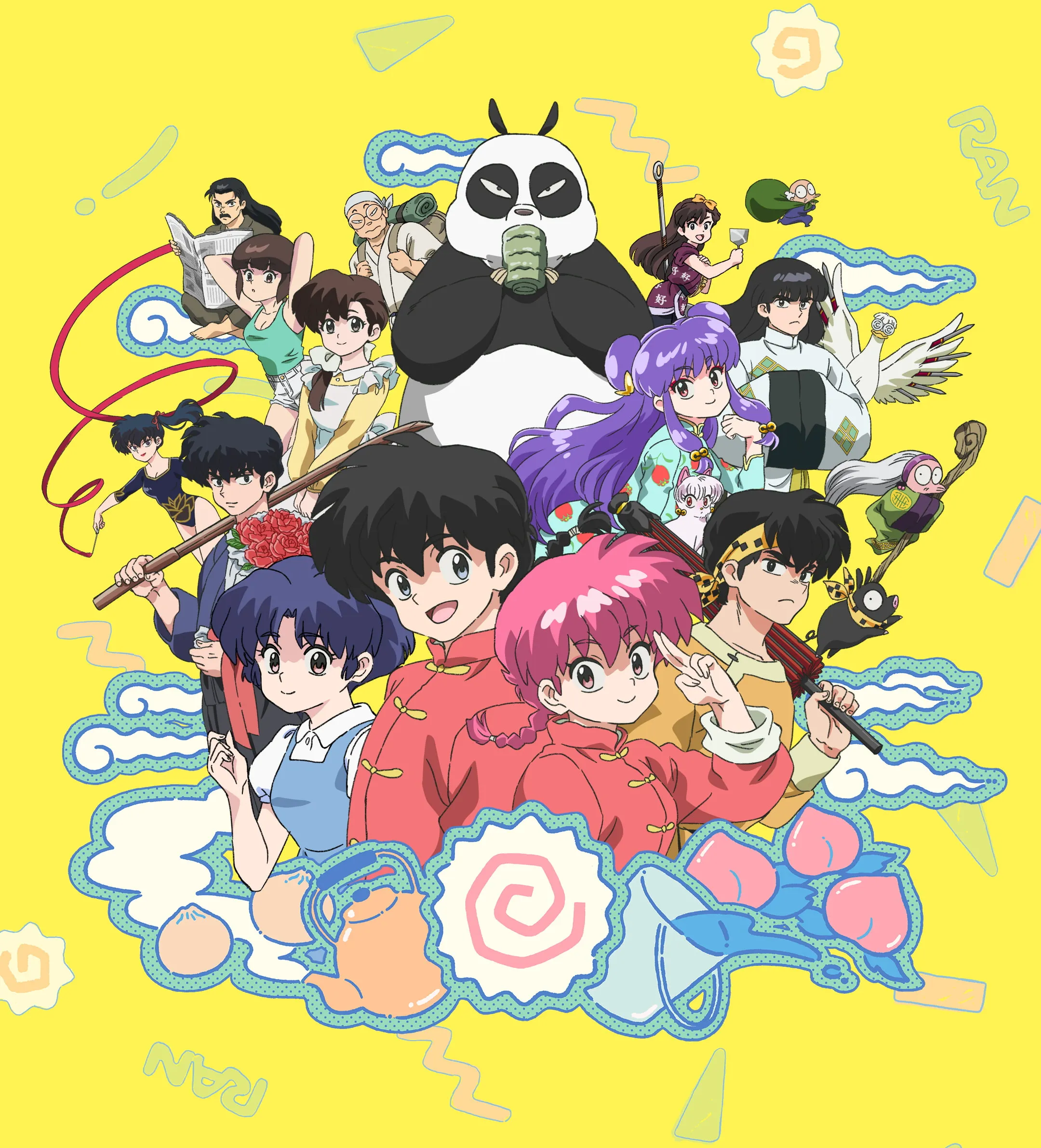 ranma 12 key art