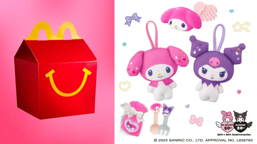 McDonald's Japan reveals new My Melody and Kuromi Happy Meal toys