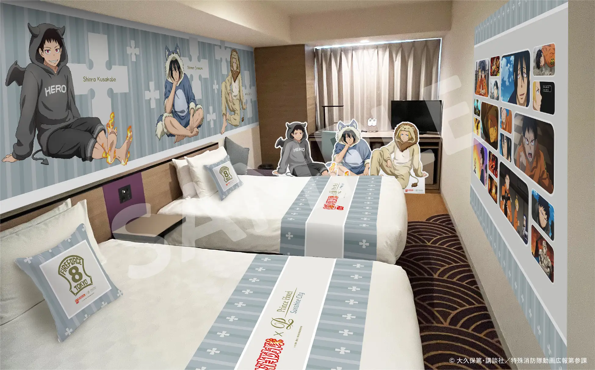 sunshine prince hotel fire force rooms 2