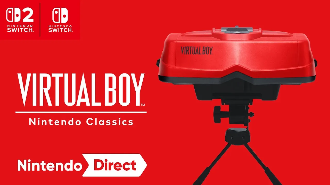 Virtual Boy headset replica announced for Switch as