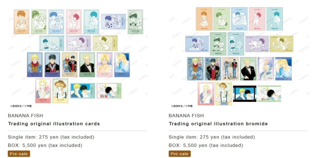 A new BANANA FISH pop up shop opens across Japan this December