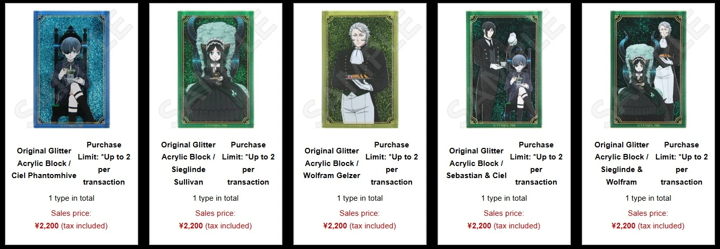 Black butler pop up shop 2