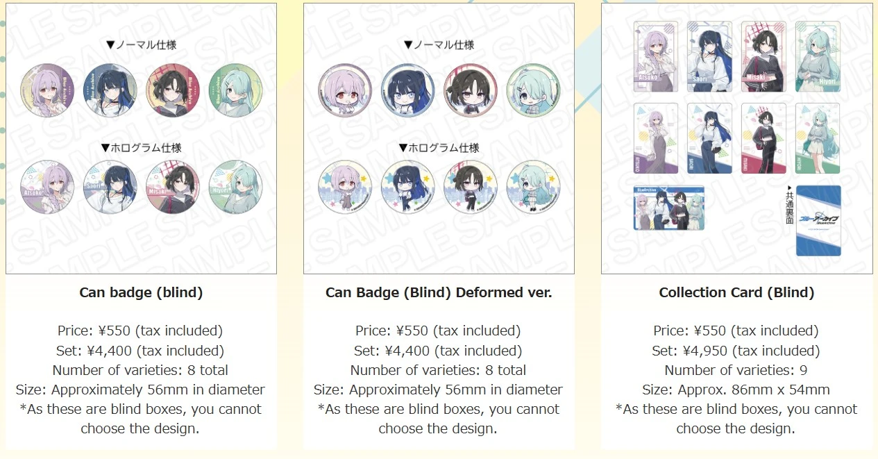 Blue Archive pop up shop 1