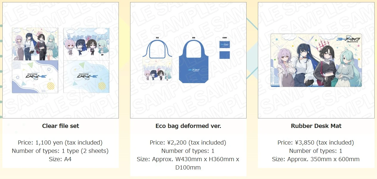 Blue Archive pop up shop 4