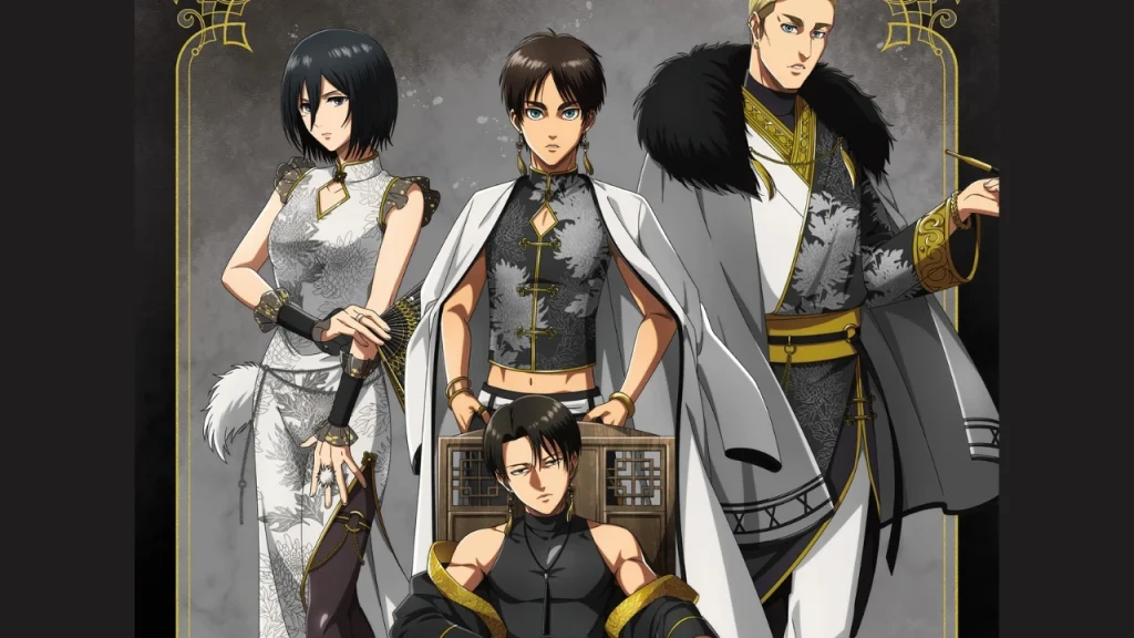 Chrysanthemum themed Attack on Titan cafe opens across Japan this