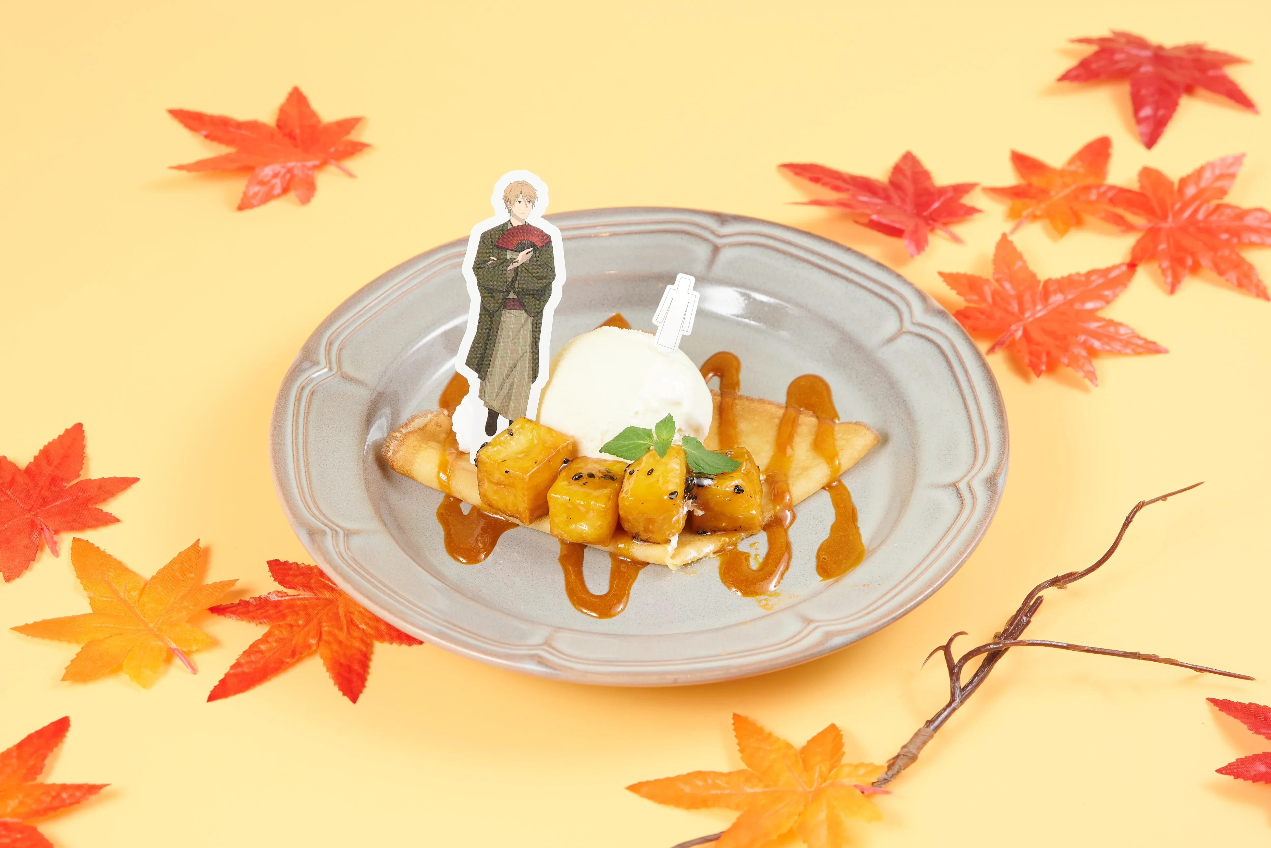 Fall themed Natsume's Book of Friends Cafe 5