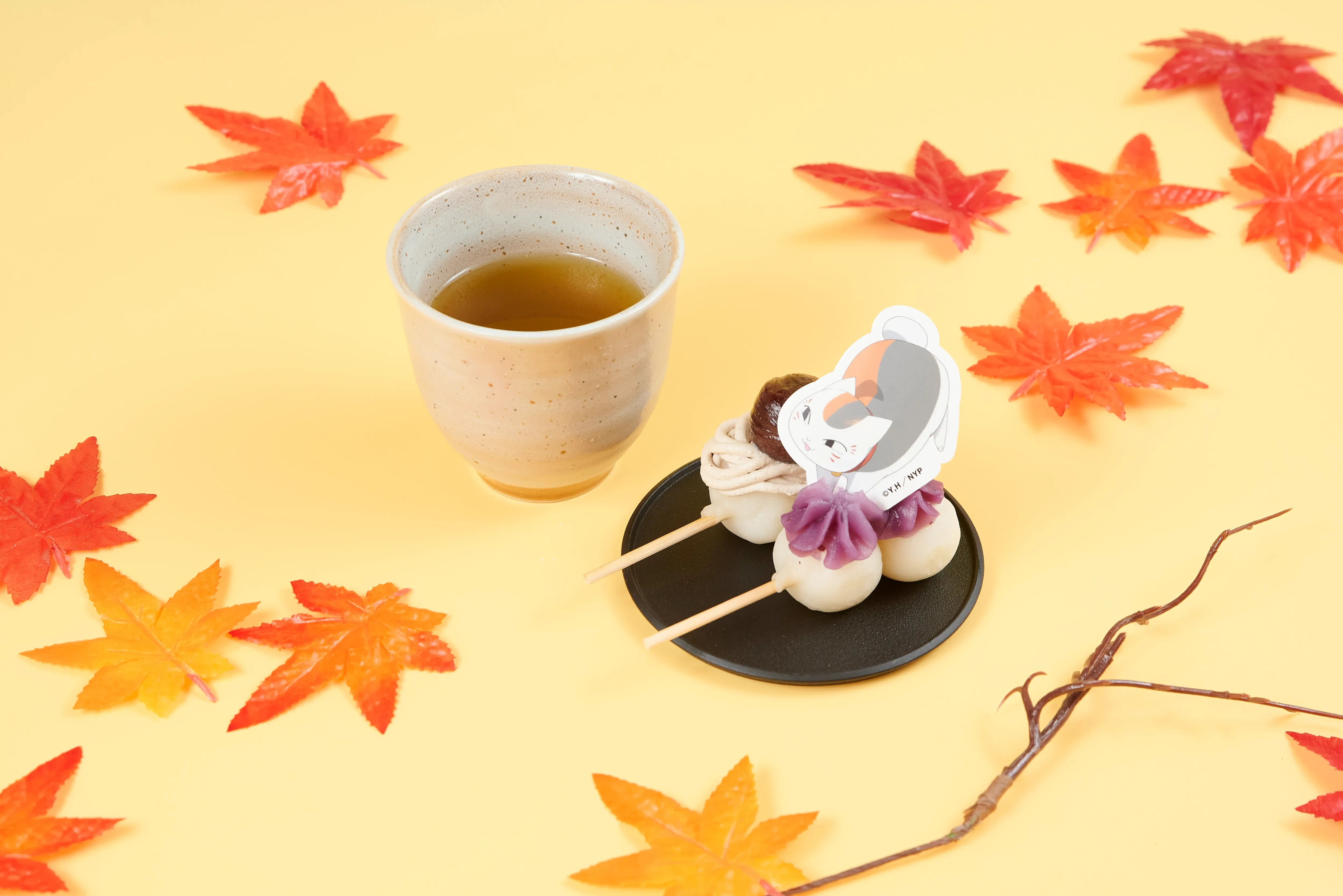 Fall themed Natsume's Book of Friends Cafe 6