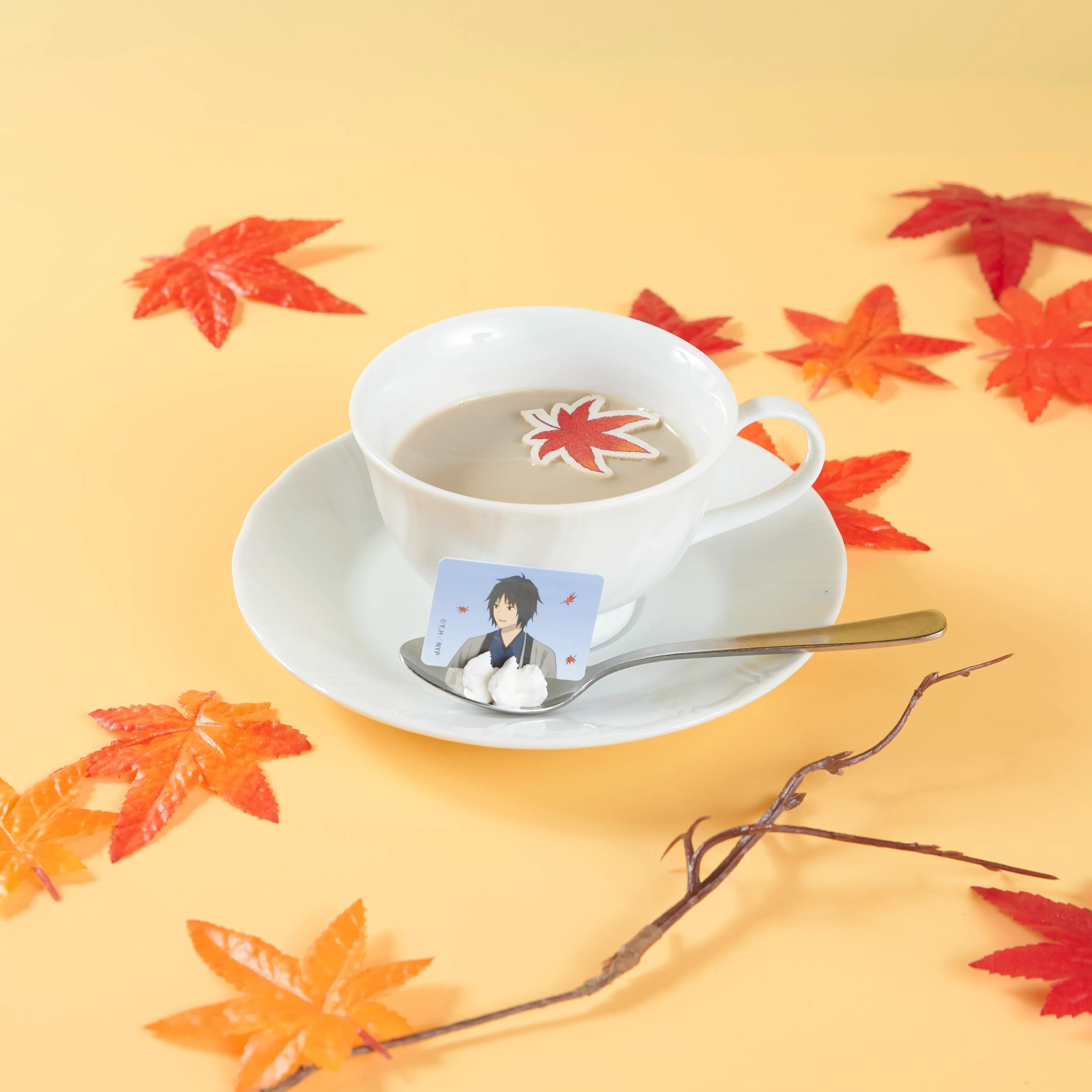 Fall themed Natsume's Book of Friends Cafe 9