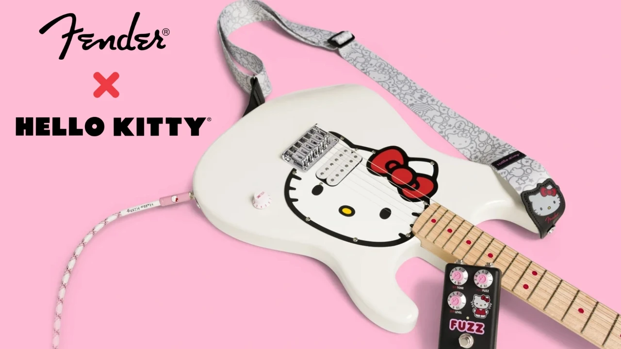 The sold-out Fender x Hello Kitty Stratocaster is getting a re-release