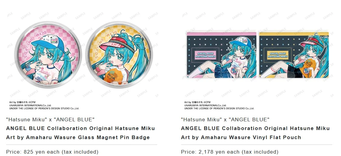 Hatsune Miku x Angel Blue pop up shop 2