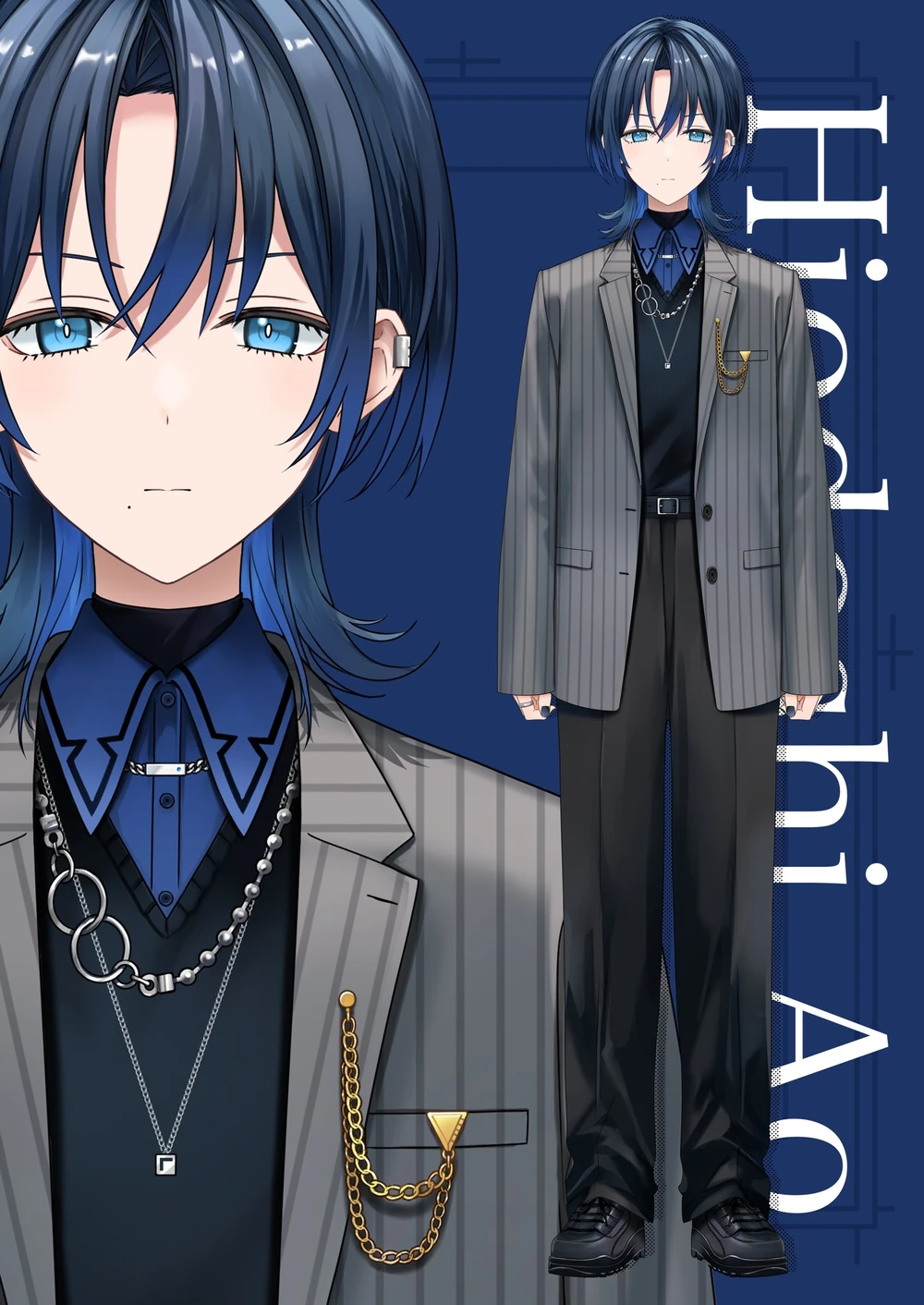 Hiodoshi Ao Full Body