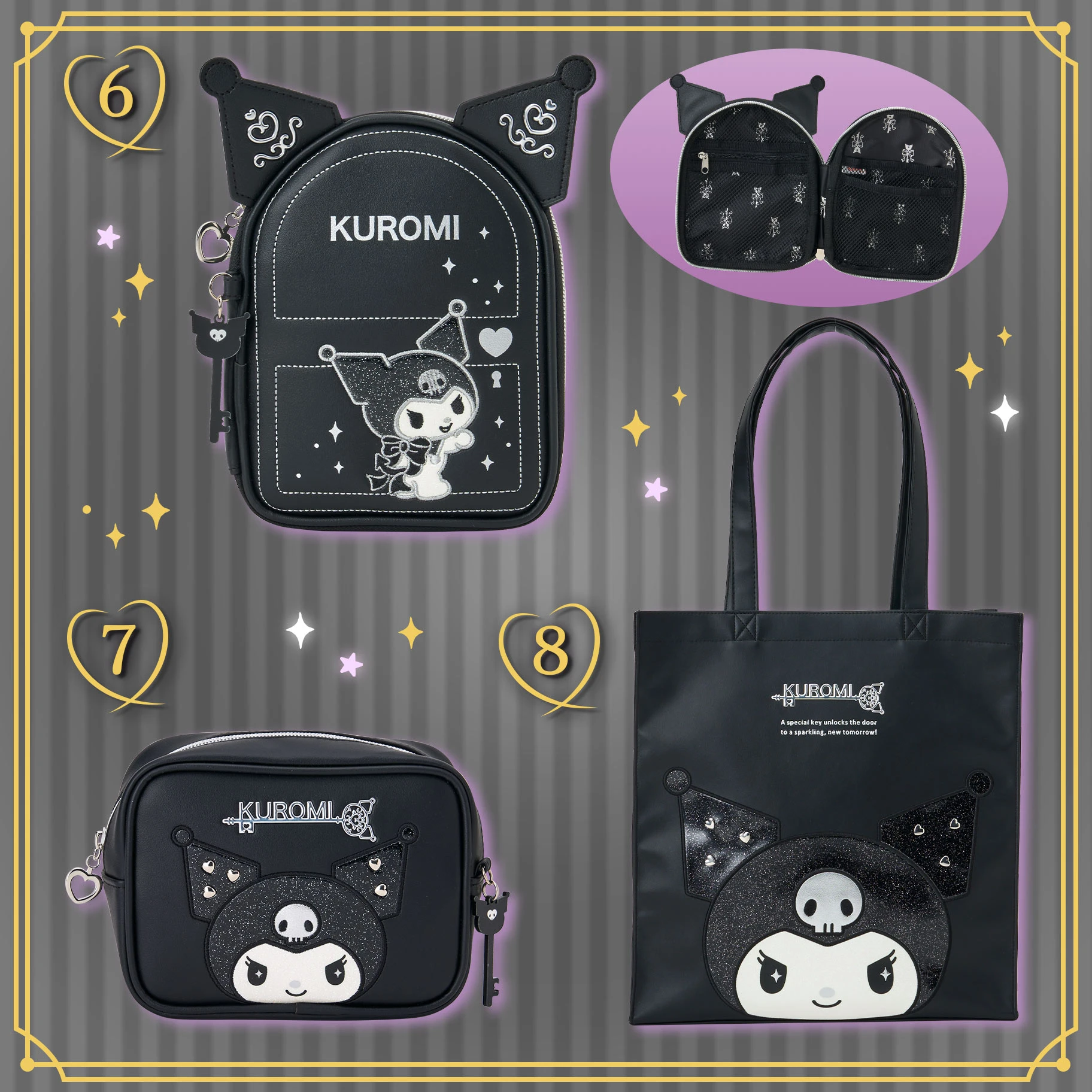 Kuromi opens the door to a magical universe for new gothic