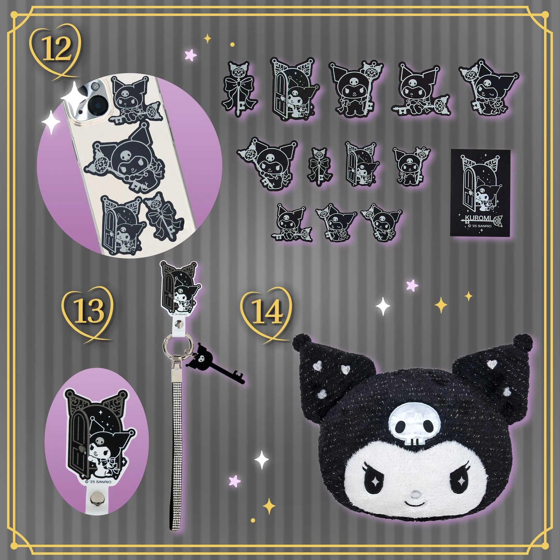 Kuromi opens the door to a magical universe for new gothic