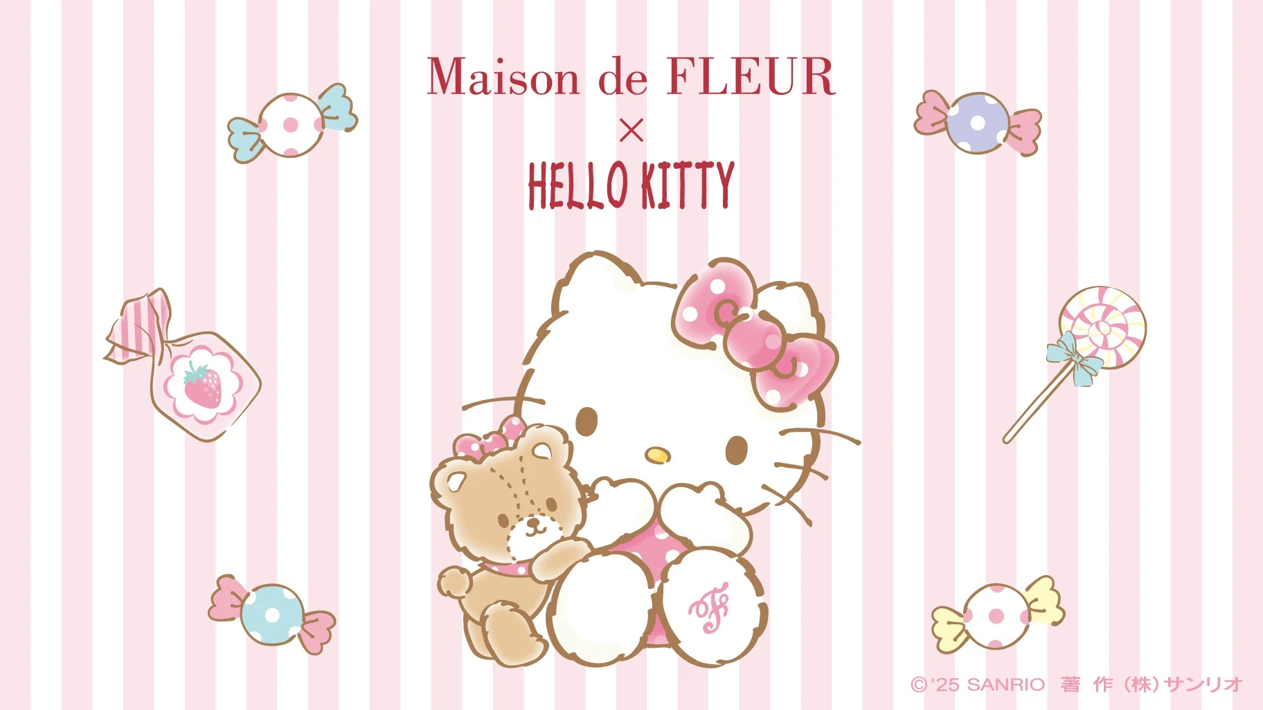 Maison de FLEUR x Hello Kitty Birthday collection 2