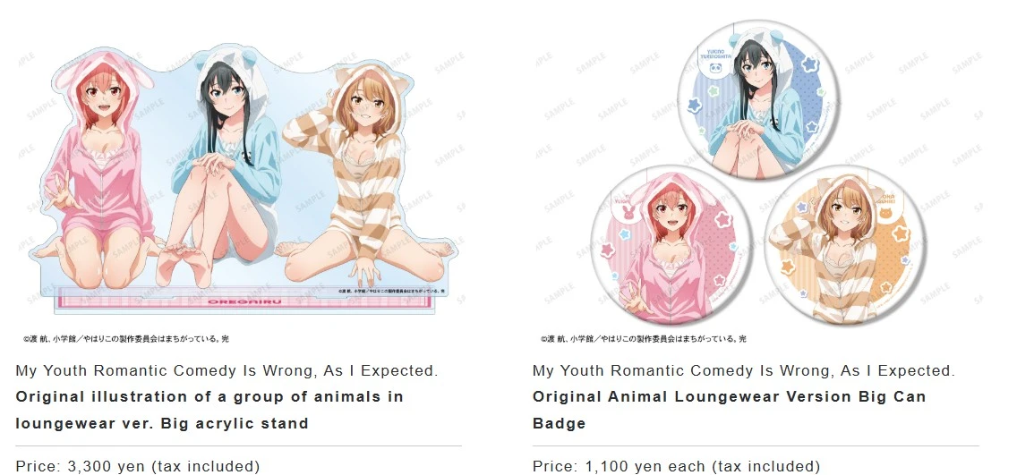 My Teen Romantic Comedy SNAFU pop up shop 3