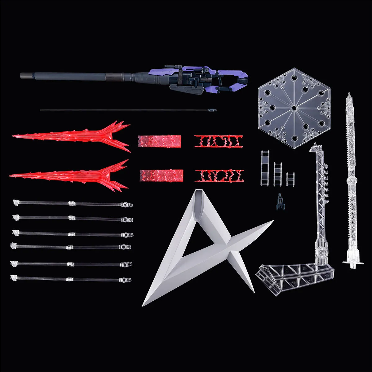 RG 1144 Hi Nu Gundam Exclusive Hyper Mega Bazooka Launcher & Fin Funnel Display Set 3
