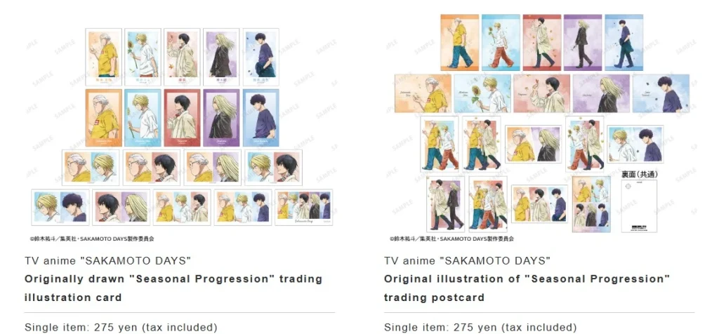 Seasons themed SAKAMOTO DAYS poop up shop 1
