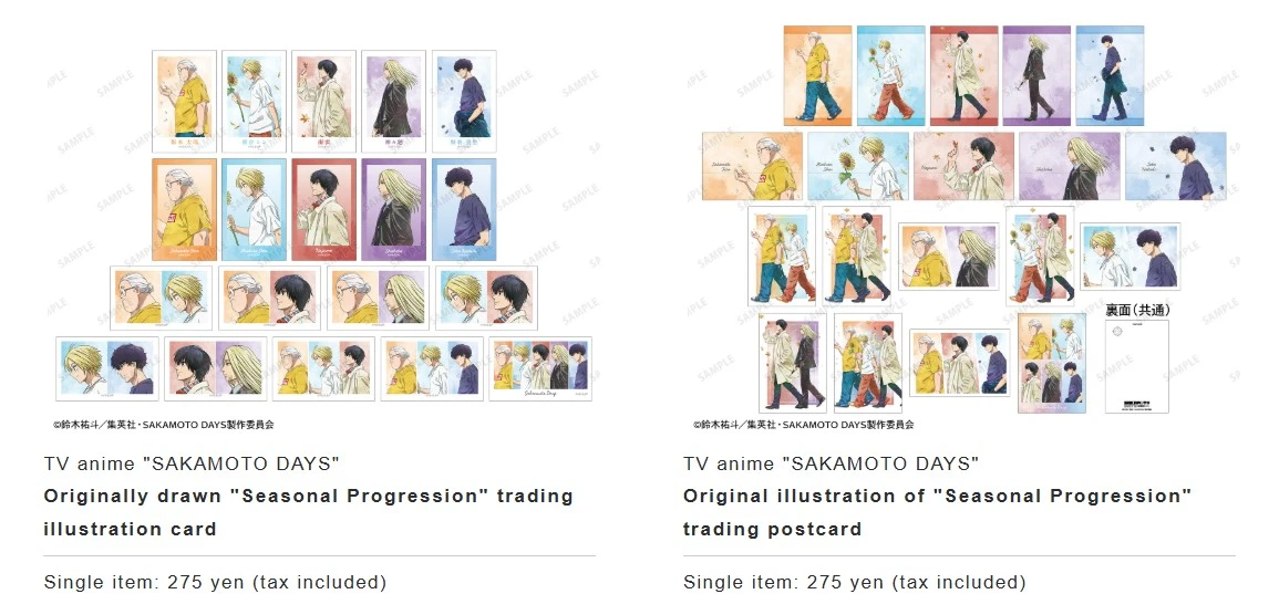 Seasons themed SAKAMOTO DAYS poop up shop 1