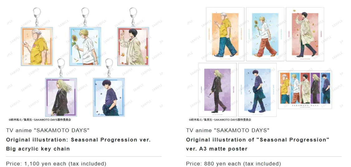 Seasons themed SAKAMOTO DAYS poop up shop 4