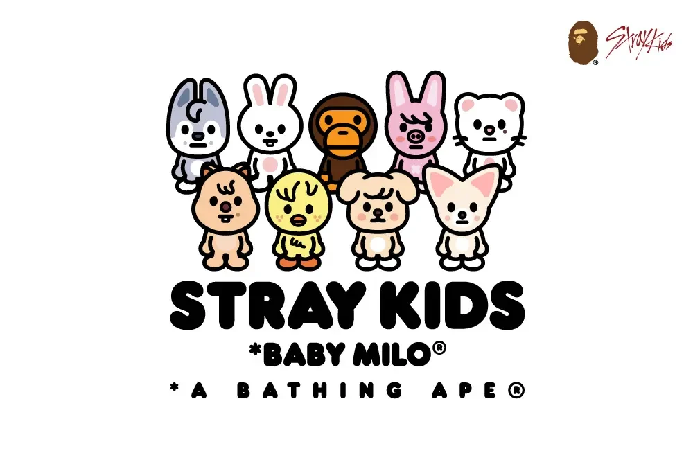 Stray Kids x BAPE collection
