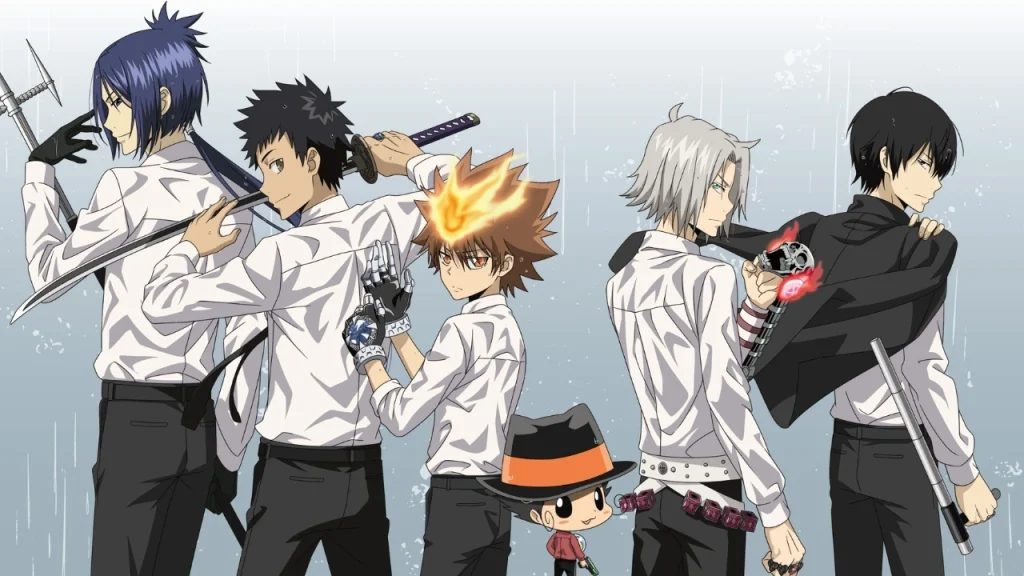 Suit themed Katekyo Hitman REBORN! pop up shop