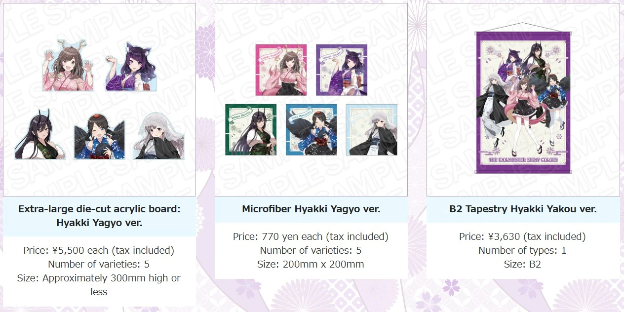 THE IDOLM@STER Shiny Colours demon pop up shop 3