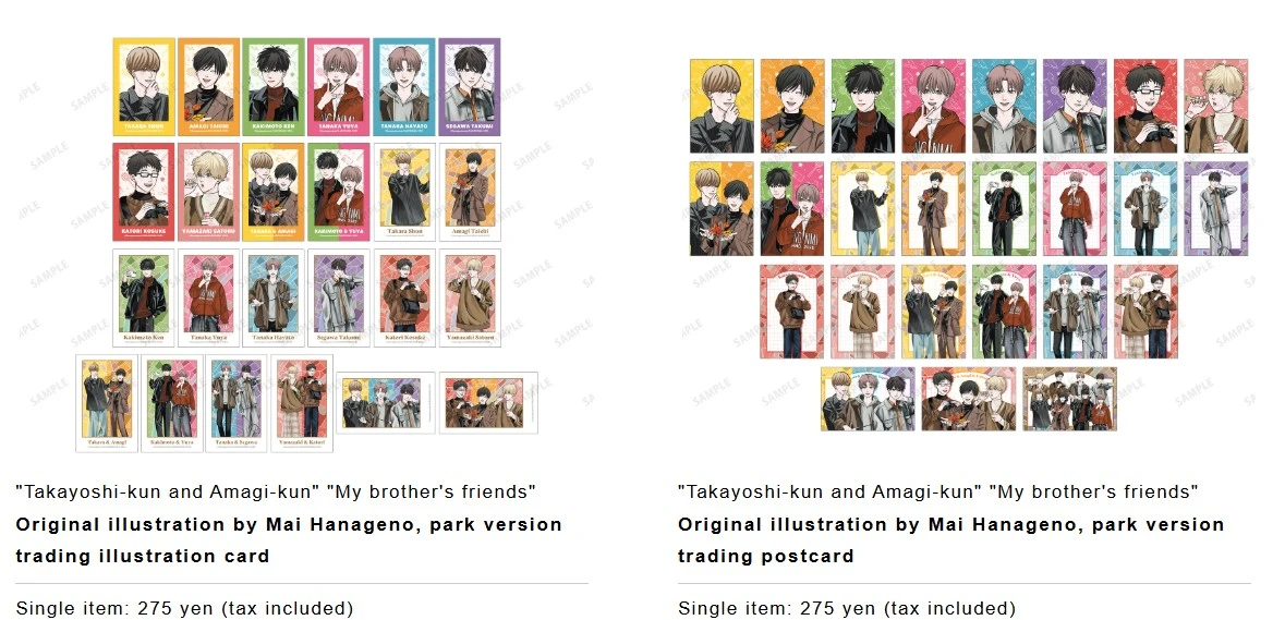 Takara kun and Amagi kun and my My Brothers Friends pop up shop 2