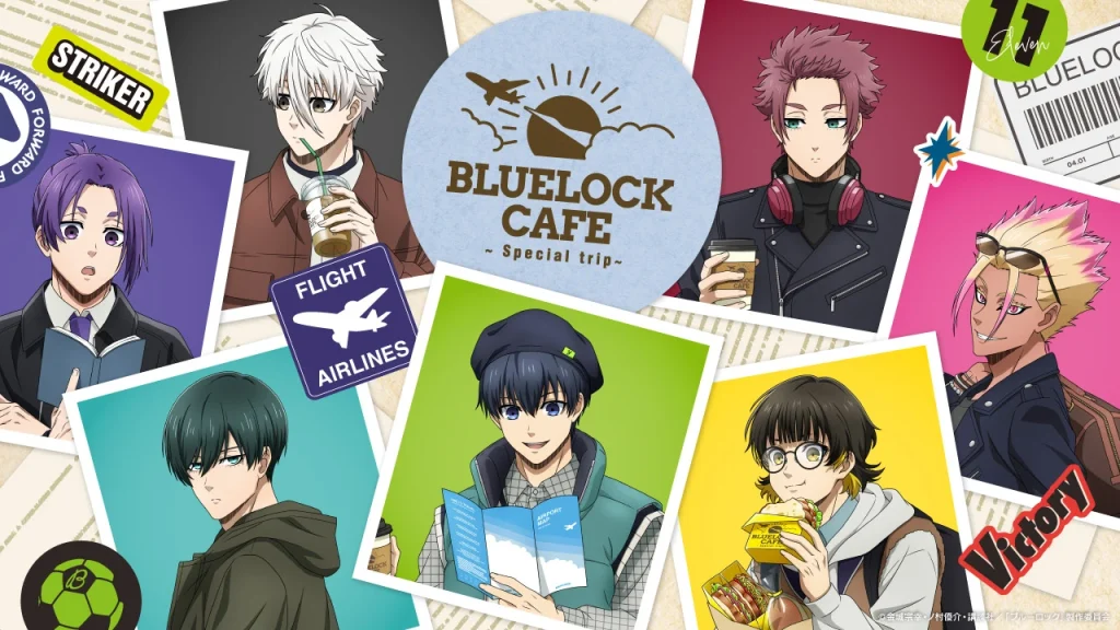 Travel themed Blue Lock cafe
