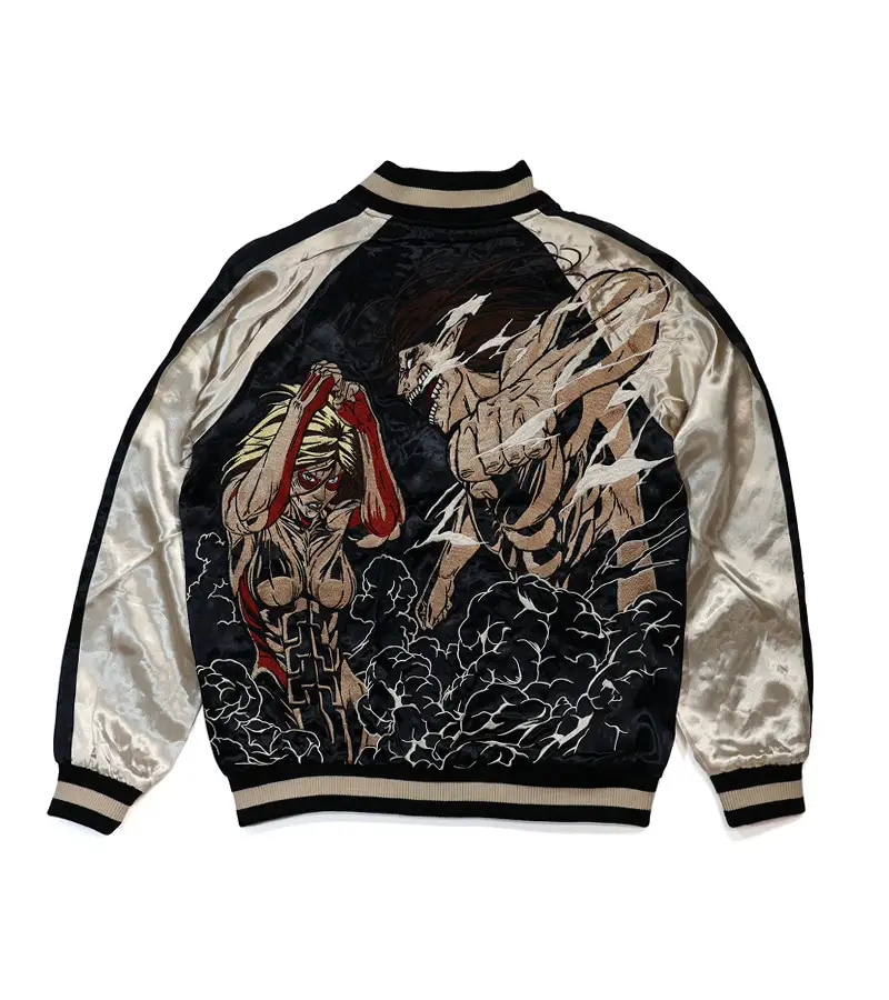 attack on titan embroidered jacket shirts 12