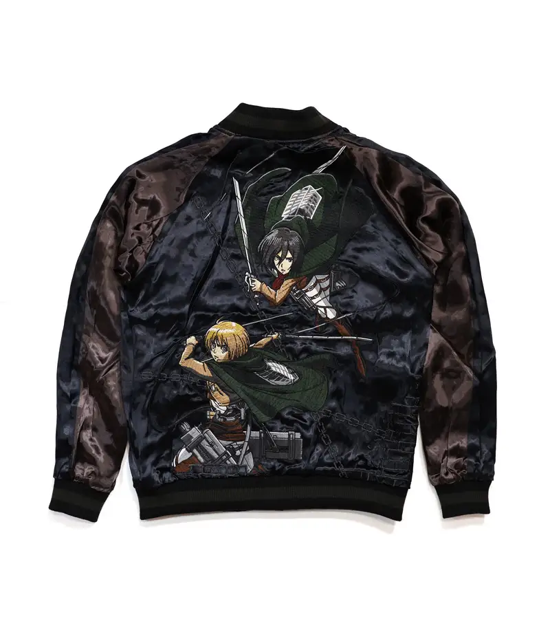 attack on titan embroidered jacket shirts 13