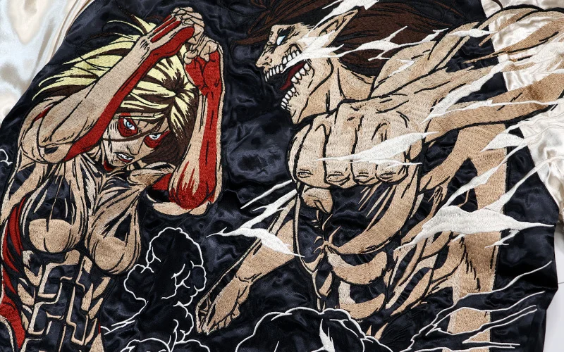 attack on titan embroidered jacket shirts 14