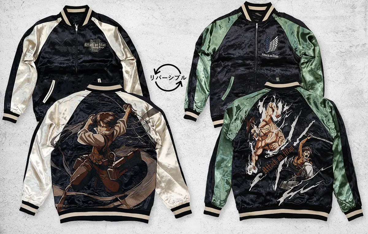 attack on titan embroidered jacket shirts 6