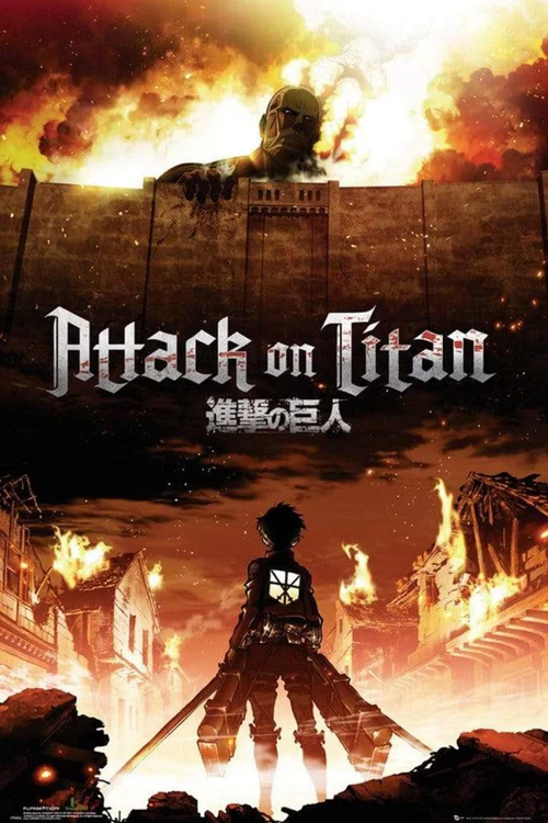 attack on titan key art poster