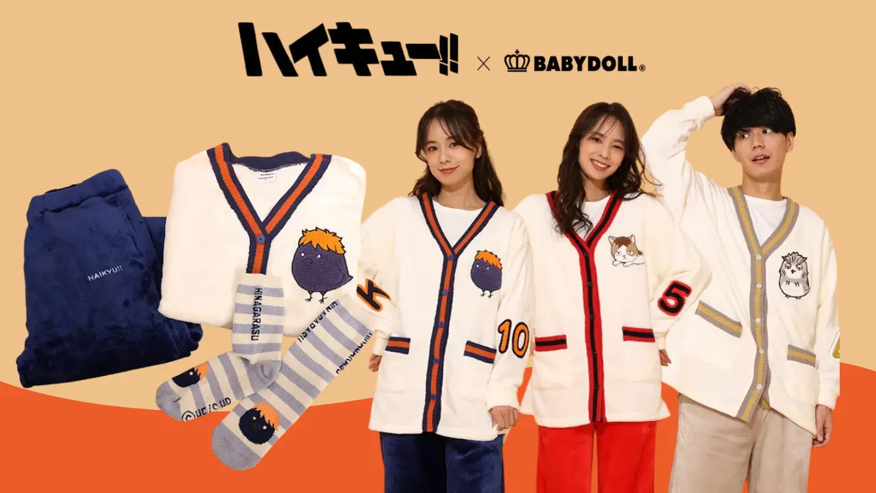 babydoll haikyuu collab loungewear 29
