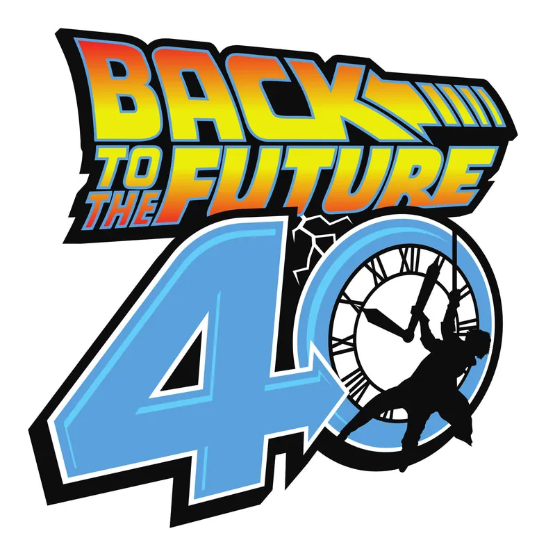 back to the future 40th logo