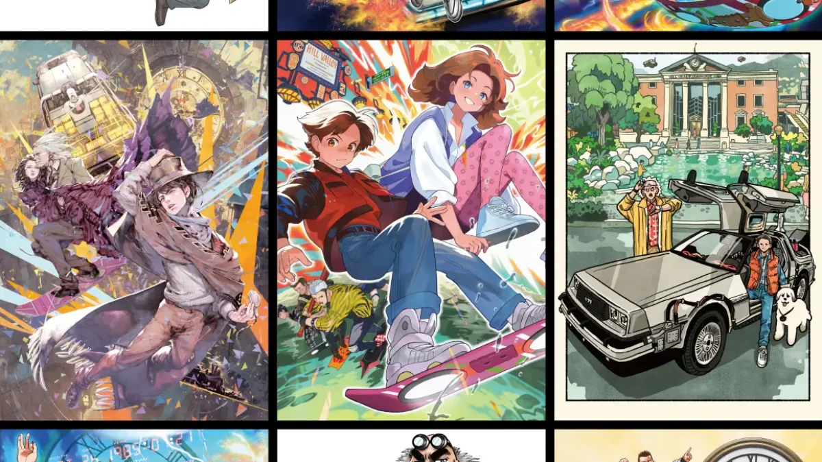 back to the future tokyo comic con manga art 0