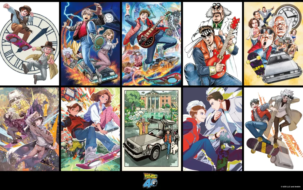 back to the future tokyo comic con manga art