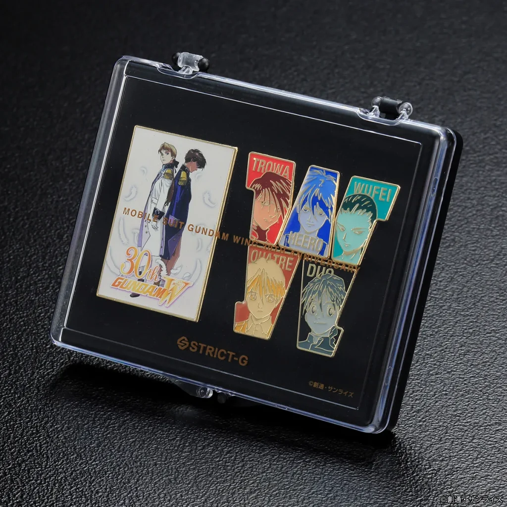 gundam wing 30th pin set 2
