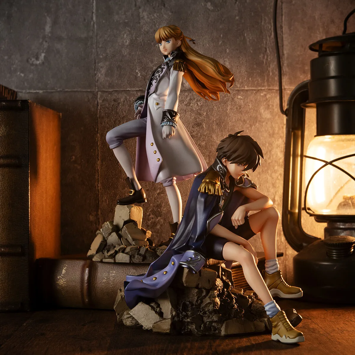 gundam wing heero relena alpha omega statue 8