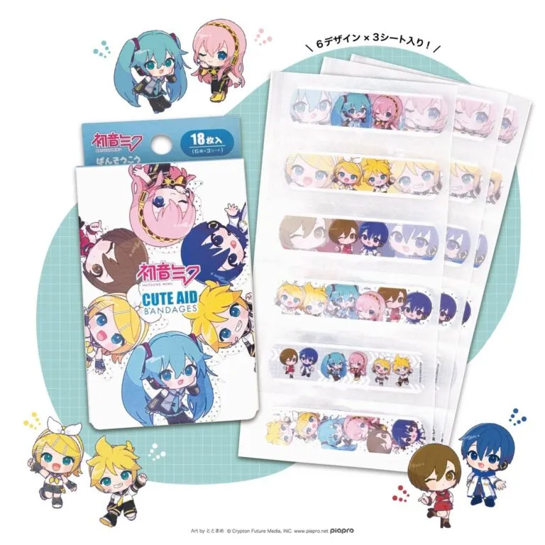 hatsune miku piapro characters cute aid bandage 2