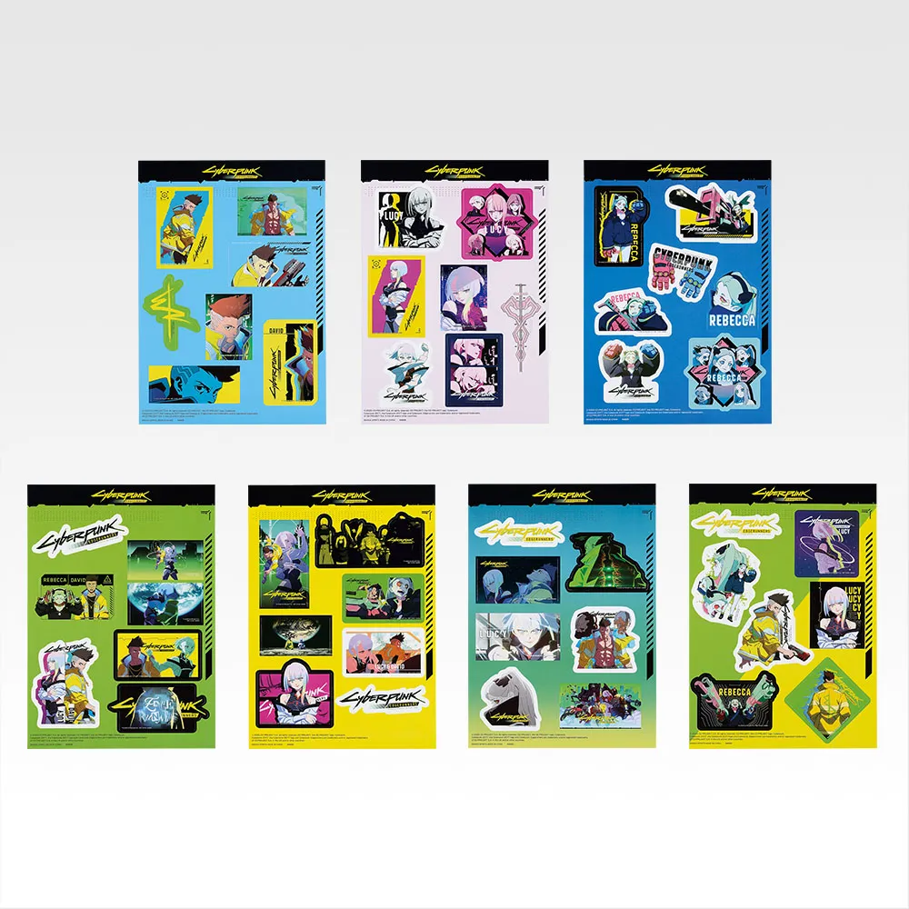 Ichiban Kuji Cyberpunk Edgerunners Prize G – Die-Cut Sticker Sheet (B5)