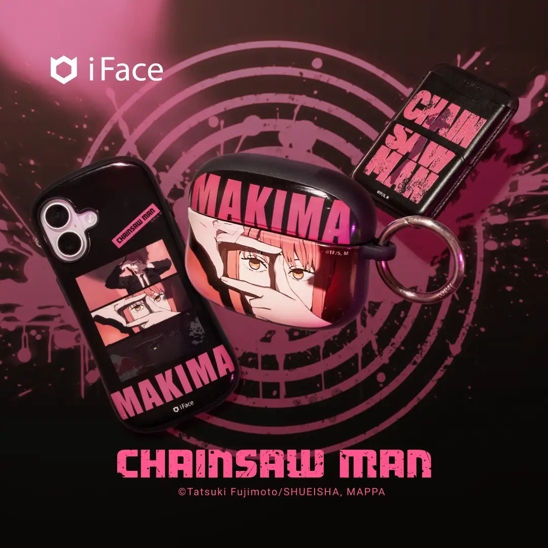 iFace's new Chainsaw Man phone accessory collection includes a 3D